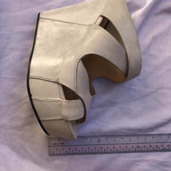 Stella Luna White Platform Wedge Sandal - Picture 13 of 13